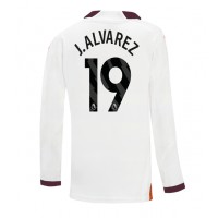 Muški Nogometni Dres Manchester City Julian Alvarez #19 Gostujuci 2023-24 Dugi Rukav